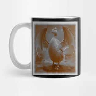 AI generated goose with bat wings Mug